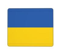 7.9 x 9.5 in Square Mouse Pad - Non-Slip Rubber Base Mouse Mat Flag of Ukraine Print Computer Mousepad,for Office and Home Desk