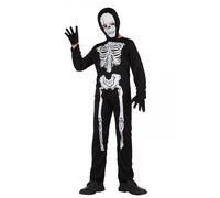(7-9 years (130-145 cm)) Children's Halloween skeleton costume