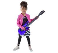 Smiffys Girl's Rockstar Glam Costume Set in Black | Size: 7-9 Years Smiffys Black 7-9 Years