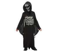 Smiffys Skeleton Costume in Black | Size: 7-9 Years Smiffys Black 7-9 Years