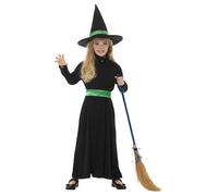 Wicked Witch Costume Set Smiffys Black 7-9 Years