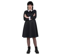 Smiffys Girl's Gothic School Costume Dress in Black | Size: 7-9 Years Smiffys Black 7-9 Years