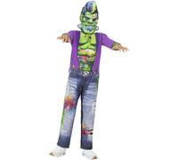 (7-9 Years, Multicoloured) Smiffys Boys Frankenstein Graffiti Costume Set