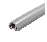 7.9ft Floor Cord Cover PVC Cable Protector 0.3"D Cable Management White