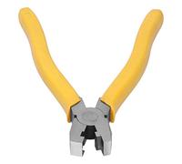 7.9in Stainless Steel Flanging Pliers, Triangular Right Angle Seaming Pliers with Anti - Slip Handle, Automatic Reset Bending Tool for Metal Sheet Edging, 2cm Max Cutting Width Han