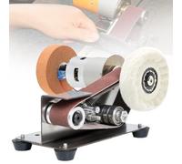 7 Adjustable Speed Buffer Polisher, Electric Belt Sander, Knife Sharpener | 3-in-1 Mini Belt Sander, 15 Degree Knife Sharpener Electric Bench Grinder Sanding Machine