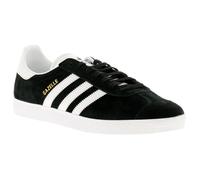 (7 (Adults')) Adidas Originals gazelle leather mens trainers black