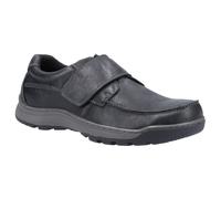 (7 (Adults')) Hush Puppies casper leather mens casual shoes black