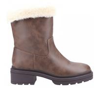(7 (Adults')) Idea | Brown | Ladies Warm-Lined Mid Boots