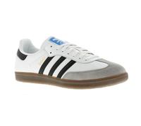 (7 (Adults')) Mens Leather Upper Trainer With Suede And Gold Foil Details Lace Fastening With