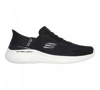 SKECHERS Mens Vegan Slip Ins Bounder 2.0 Emerged Black Trainers Mens Shoe Size: 7, Colour: Black Fabric
