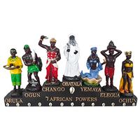 7 African Powers Statue 13 Inch Seven African Powers Estatua Orisha Statues Black Saints Sculpture