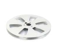 7" Aluminum Alloy Winding Reel 1/4" Reel to Reel Tape Recorder 6 Hole Flange Opening Machine Part