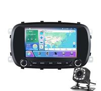 7" Android 13 Autoradio for 500X 2014-2020, GPS Navigation, DAB+, DSP, WiFi 4G, Bluetooth, RDS, SWC, Support for CarPlay & Android Auto, OBD2, TPMS, 4+64GB
