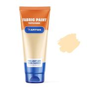 7 Artists Acrylic Cream Fabric Paint 60 ml - Permanent Textile Paint for Clothes & Textiles - Non-Toxic, Easy to Wash Hands