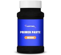 7 Artists Black Gesso Primer for Acrylic and Oil Painting - 500 ml Canvas Art Primer