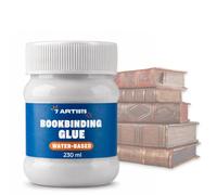 7 Artists Bookbinding Glue 230 ml - Acid Free Book Glue for Book Binding, Restoration & Spine Repair | Dries Clear and Flexible | PVA Binding for Paper, Cardboard, Journals, Scrapbooks & Crafts