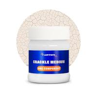 7 Artists Crackle Medium 230 ml - Acrylic Medium for Art and Crafts | Clear Crackle Glaze for Acryl Paint, Decoupage | Crackle Paint Effect on Canvas and Decorative Surfaces
