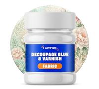 7 Artists Decoupage Glue and Varnish for Fabric 230 ml - Water-Based Decoupage Glue and Sealer for Napkins, Furniture Decoration & Paper Craft | Transparent Finish Sealer & Glue