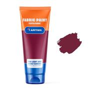 7 Artists Fuchsia Fabric Paint 60 ml - Permanent Textile Paint for Clothes, Shoes & Denim | Water Based Jeans, Leather & Sneaker Paints | Washable Non-Toxic Fabric Dye for Cotton & Synthetic Fabrics