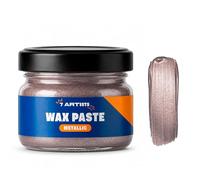 7 Artists Gilding Wax Rose Gold 20 ml - Metallic Paste Wax with Beeswax & Orange Oil | Metallic Shimmer Finish for Furniture, Picture Frames, Wood, Plaster & Terracotta | Antique Gilding Paste