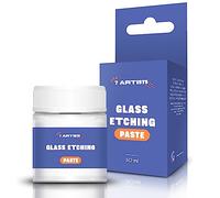 7 Artists Glass Etching Cream 50 ml Glass Frosting - Etching Cream | Etch Cream | Frost Cream