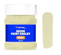 7 Artists Ivory Chalk Paint 230 ml for Furniture and Crafts | Chalky Wood Paint
