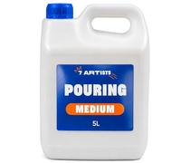 7 Artists Pouring Medium for Acrylic Paint 5L - Professional Paint Conditioner for Fluid Art | Glossy Acrylic Medium for Pouring & Fluid Techniques