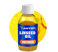 7 Artists Premium Refined Linseed Oil for Oil Paint 125 ml | Linseed Paint Medium, Thinner
