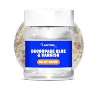 7 Artists Silky Shine Decoupage Glue 230 ml - Water Based Glue and Varnish