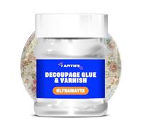 7 Artists Ultramatte Decoupage Glue and Varnish - 230 ml Water-Based Sealer
