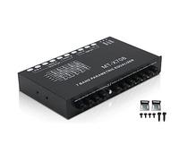 7 Band Car Audio Equalizer with Front, Rear & Subwoofer Output - Easy Installation Kit Included