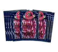 7 BELLOTAS 100% Iberico Ham | Made From Acorn Fed Iberico Pigs and Natural Curation Process | Spanish Jamon Pata Negra | Jamon Iberico Bellota | 48 Months (Sliced 10 X 100 gr.)