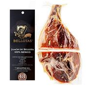7 BELLOTAS 100% Iberico Ham | Made From Acorn Fed Iberico Pigs and Natural Curation Process | Spanish Jamon Pata Negra | Jamon Iberico Bellota | 48 Months (Boneless + 3,3 Kg.)