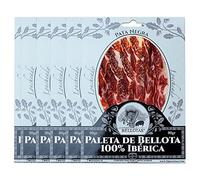 7 BELLOTAS 100% Iberico Ham Shoulder | Made From Acorn Fed Iberico Pigs and Natural Curation Process | Spanish Jamon Pata Negra | Paleta de Bellota Iberico | 26 Months (Sliced 6 X 80 gr.)
