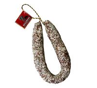 7 BELLOTAS 100% Iberico Pork Salami | Dry Cured Iberian Race Sausages Made From Acorn-fed Free-Range Iberian Pigs | Salchichon Iberico de Bellota | Vela +500g Whole Piece