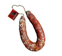 7 BELLOTAS Chorizo Iberico de Bellota | Iberico Chorizo Sausage Made from Pata Negra Acorn Fed 100% Iberian Pigs | Natural Dry Cured Salamanca Sausages (Chorizo Vela +500g)