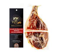 7 BELLOTAS Iberico Ham | Made From Acorn Fed 50% Iberico Pigs and Natural Curation Process | PATA NEGRA Iberico Bellota Jamon | 48 Months (Boneless + 3,3 Kg.)