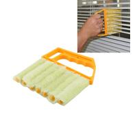 7 Brush Venetian Blind Cleaner Duster, Window Blind Brush Detachable Kitchen Blinds Brush Washable Hand-held Windows Cleaner Brush for Window Cleaning Tool Kit