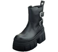 (7) Buffalo Gospher Lo Vegan Womens Boots in Black
