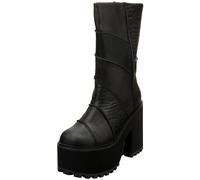 Buffalo Killah Patch Vegan Womens Heeled Boots in Black - 7 UK