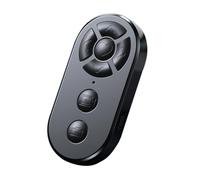 7 Buttons Wireless Phone Selfie Photo Shutter Rechargeable Bluetooth-Compatible Page Turner for Video Remote Controller for Xiaomi IPhone Mobile Phone (Black)