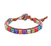 7 Chakra Bracelet Women Agate Gemstone Adjustable Colourful Braided Jewellery for Girls,Jewelry Necklace,Bracelets