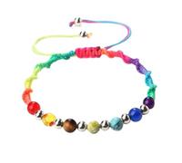 7 Chakra Bracelets Beads Handmade Braided Bracelet Adjustable