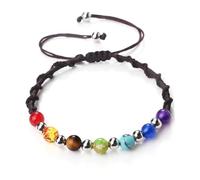 7 Chakra Bracelets Beads Handmade Braided Bracelet Adjustable