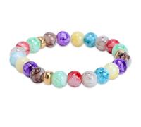 7 Chakra Bracelets for Women and Men, Natural Stone Bohemian Bracelet with Amethyst, Lapis Lazuli, Aquamarine, Aventurine, Tiger’s Eye, Carnelian, and Red Agate - Spiritual Healing and Meditation Jewe