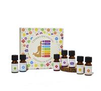 7 Chakra Essential Oil Diffuser Blend Gift Set by Aromafume | 7X 10ml/0.33 fl oz |Aromatherapy Oils for Meditation, Chakra Balance| Yoga & Reiki Gifts| Essential Oil Set for Plexus, Root Chakra