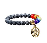 7 Chakra Healing Bracelets Tree Of Life Om Symbol Natural Stone Beads Bracelet Bangle Tibetan Buddhist Women Men Jewelry