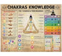 7 Chakras Exploring The Energies Within for Balance and Wellness 1000 Pieces Wooden Jigsaw Puzzles Personalized Photo Puzzle for Adults Friends Picture Puzzle Gifts for Home Decor