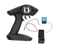 7 Channel RC Transmitter Radio Remote Control 2.4G with Receiver for RC Car Boat Plastic 196x170x96mm 500g